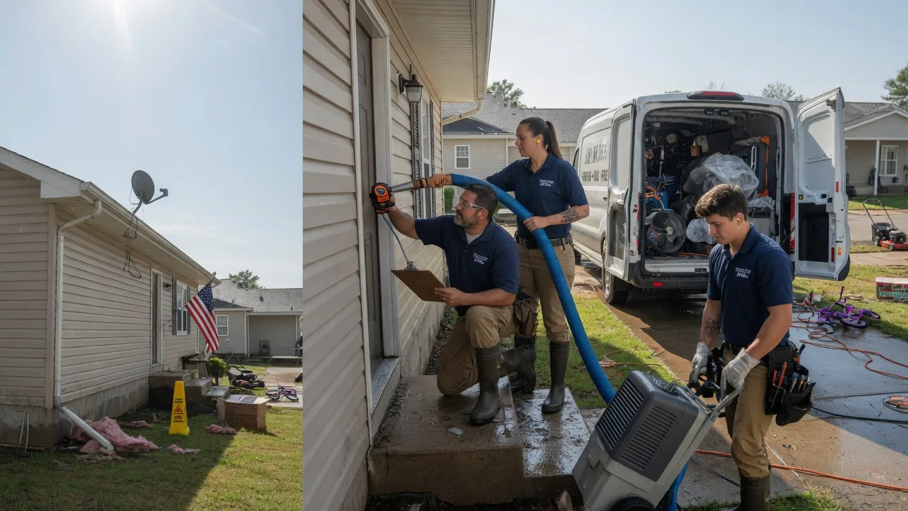 Ceiling Water Damage Restoration in Burlington, ND near me